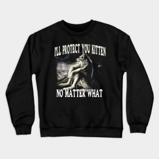 Wolf Ripping Shirt Meme Funny Shirt, Oddly Specific, Literally Me, Gift for Best Friend, Offensive Gifts shirts, Alpha Wolf, Werewolf Crewneck Sweatshirt